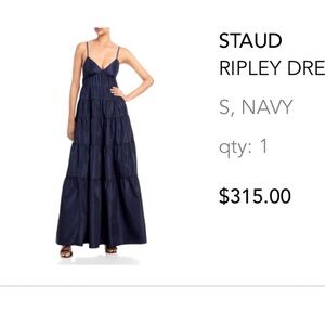 Stays Ripley dress. Navy S